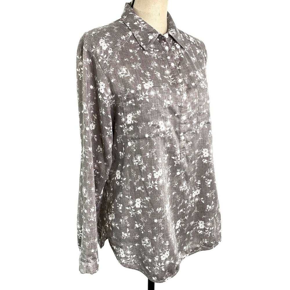 Ace Delivery - Floral Button Down Top - Picture 4 of 8